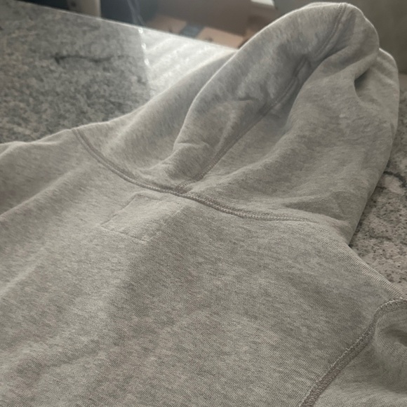 Y2K American Eagle Outfitters Light Gray Fleece - Picture 8 of 8